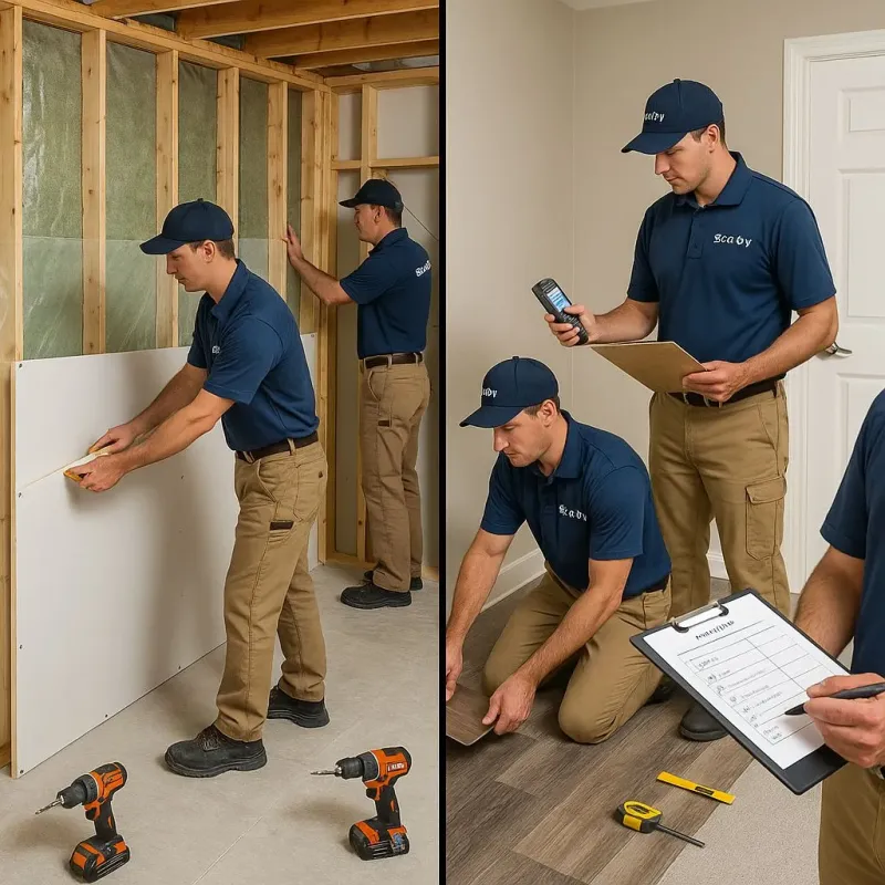 Repairs and Reconstruction process in Hillsboro, ND